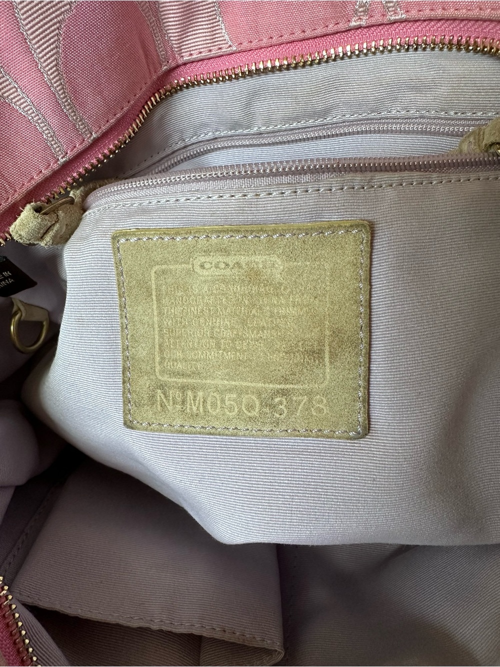 Vintage Y2K Coach pastel patchwork tote - Picture 10 of 12